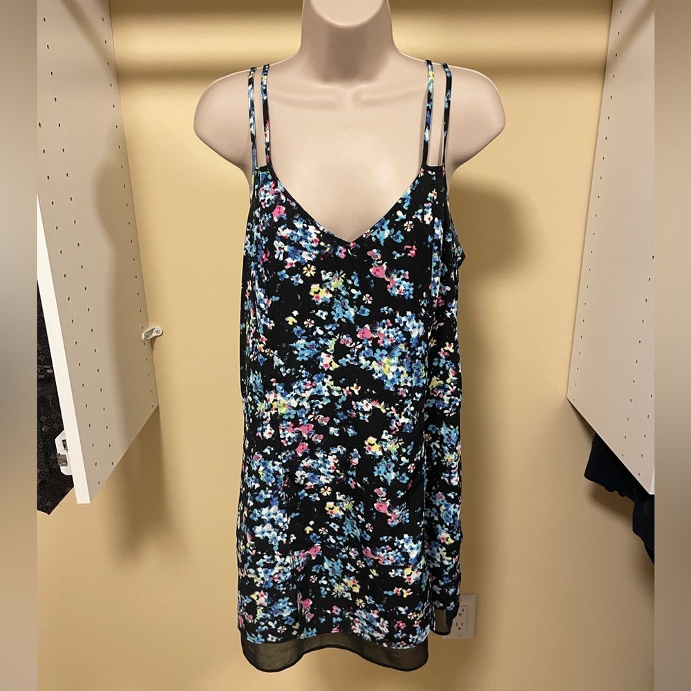 Forever 21 Black Floral Mini Dress